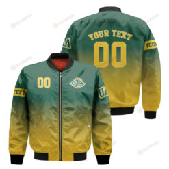 Alaska Anchorage Seawolves Fadded Bomber Jacket 3D Printed