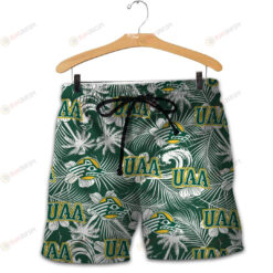 Alaska Anchorage Seawolves Men Shorts Tropical Seamless