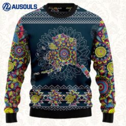 Alaska Blue Mandala Ugly Sweaters For Men Women Unisex