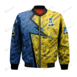 Alaska Nanooks Bomber Jacket 3D Printed Abstract Pattern Sport