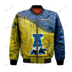 Alaska Nanooks Bomber Jacket 3D Printed Grunge Polynesian Tattoo