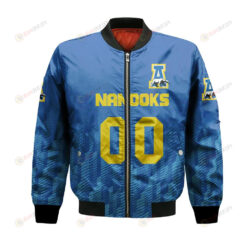 Alaska Nanooks Bomber Jacket 3D Printed Team Logo Custom Text And Number