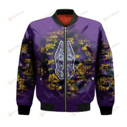 Albany Great Danes Bomber Jacket 3D Printed Camouflage Vintage