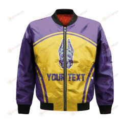 Albany Great Danes Bomber Jacket 3D Printed Curve Style Sport