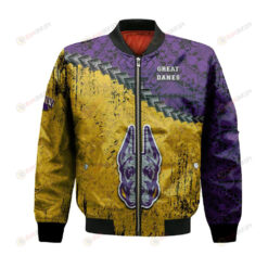 Albany Great Danes Bomber Jacket 3D Printed Grunge Polynesian Tattoo