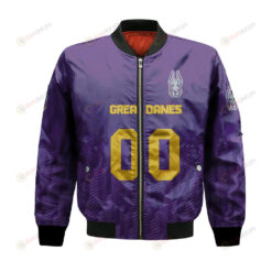 Albany Great Danes Bomber Jacket 3D Printed Team Logo Custom Text And Number