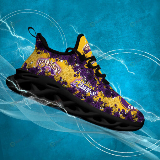 Albany Great Danes Logo Flower Pattern 3D Max Soul Sneaker Shoes