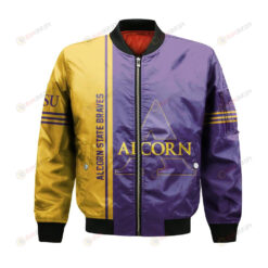 Alcorn State Braves Bomber Jacket 3D Printed Half Style