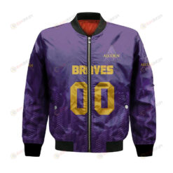 Alcorn State Braves Bomber Jacket 3D Printed Team Logo Custom Text And Number
