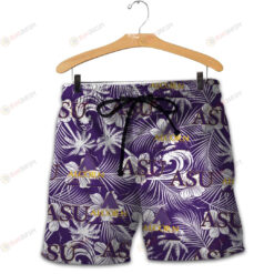 Alcorn State Braves Men Shorts Tropical Seamless