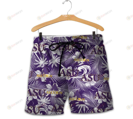 Alcorn State Braves Men Shorts Tropical Seamless