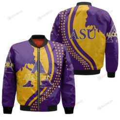 Alcorn State Braves - USA Map Bomber Jacket 3D Printed
