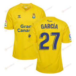 Ale Garc?a 27 UD Las Palmas 2022-23 Home Jersey - Yellow