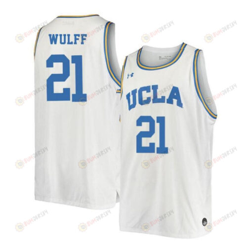 Alec Wulff 21 UCLA Bruins Retro Elite Basketball Men Jersey - White