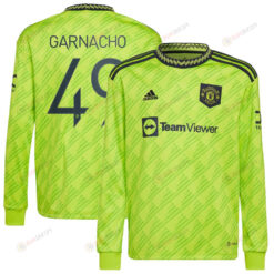 Alejandro Garnacho 49 Manchester United 2022/23 Third Long Sleeve Jersey - Men