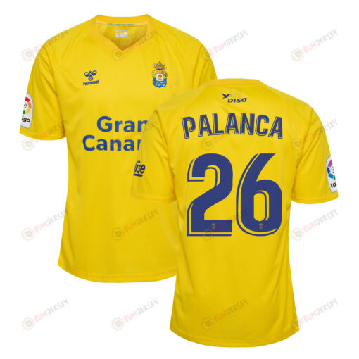 Alejandro Palanca 26 UD Las Palmas 2022-23 Home Jersey - Yellow