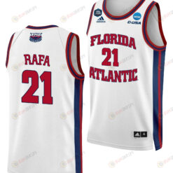 Alejandro Ralat 21 FAU Owls 2023 Final Four Basketball Men Jersey- White