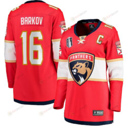 Aleksander Barkov 16 Florida Panthers Women's 2023 Stanley Cup Final Home Breakaway Player Jersey - Red
