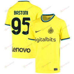 Alessandro Bastoni 95 Inter Milan 2022/23 Third Jersey - Youth