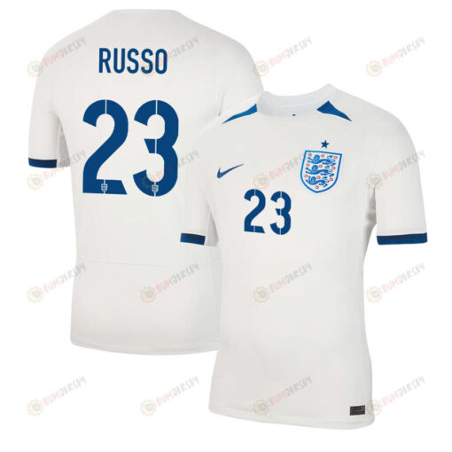 Alessia Russo 23 England 1 Star Women's National Team 2023-24 World Cup Home Men Jersey