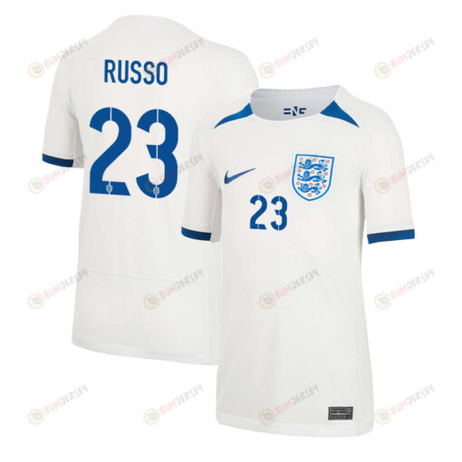 Alessia Russo 23 England Women's National Team 2023-24 World Cup Home Jersey