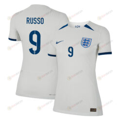 Alessia Russo 9 England Women's National Team 2023-24 World Cup Home Women Jersey