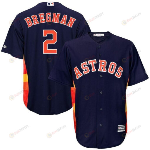 Alex Bregman Houston Astros Fashion Official Cool Base Player Jersey - Navy