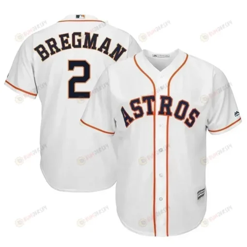 Alex Bregman Houston Astros Home Official Cool Base Player Jersey - White