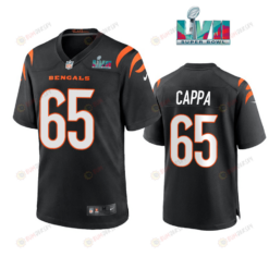Alex Cappa 65 Cincinnati Bengals Super Bowl LVII Men's Jersey- Black