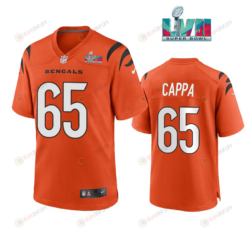 Alex Cappa 65 Cincinnati Bengals Super Bowl LVII Men's Jersey- Orange