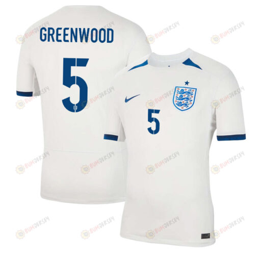 Alex Greenwood 5 England 1 Star Women's National Team 2023-24 World Cup Home Men Jersey