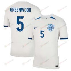 Alex Greenwood 5 England Women's National Team 2023-24 World Cup Home Men Jersey