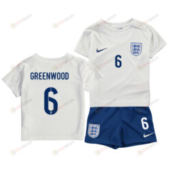 Alex Greenwood 6 England Women's National Team 2023-24 World Cup Home Jersey