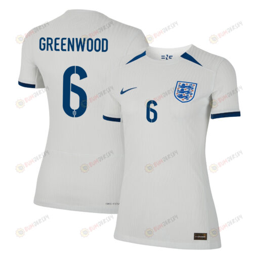 Alex Greenwood 6 England Women's National Team 2023-24 World Cup Home Women Jersey