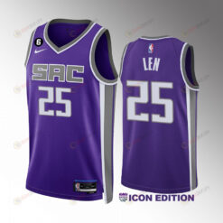 Alex Len 25 Sacramento Kings Purple Icon Edition 2022-23 Unisex Jersey Swingman