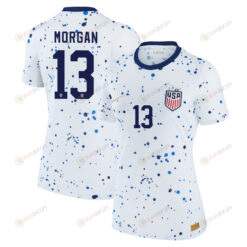 Alex Morgan 13 USA Women's National Team 2023-24 World Cup Home Women Jersey