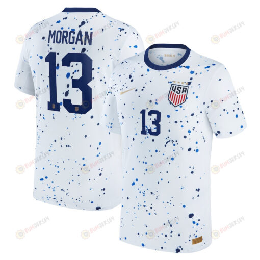 Alex Morgan 13 USWNT 2023 Home Men Jersey - White