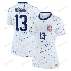 Alex Morgan 13 USWNT Women 2023 Home Jersey - White