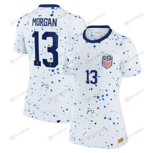 Alex Morgan 13 USWNT Women 2023 Home Jersey - White