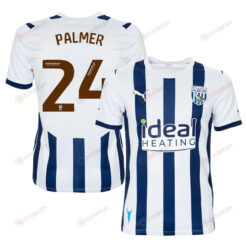 Alex Palmer 24 West Bromwich Albion FC 2023/24 Home Men Jersey - White