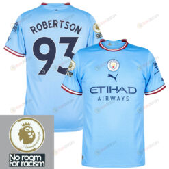 Alex Robertson 93 Manchester City 2022-2023 Home Men Jersey - Sky Blue