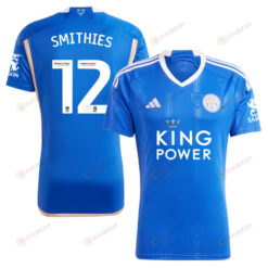 Alex Smithies 12 Leicester City FC 2023/24 Home Men Jersey - Blue