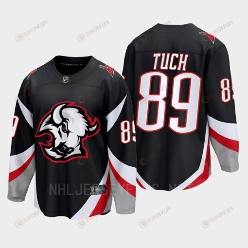 Alex Tuch 89 Buffalo Sabres 2022-23 Goathead Third Premier Breakaway Player Black Jersey