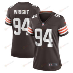 Alex Wright Cleveland Browns Women's Game Player Jersey - Brown