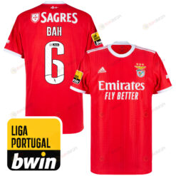 Alexander Bah 6 Benfica 2022-2023 Home Men Jersey - Red