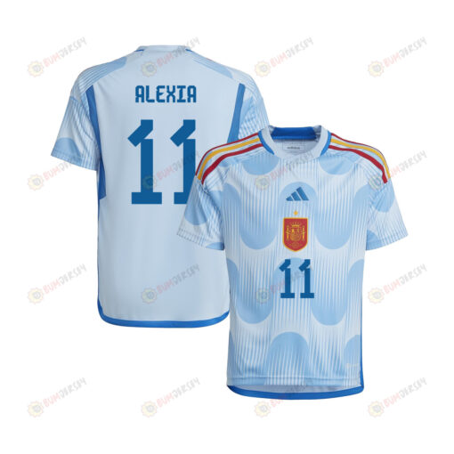 Alexia Putellas 11 Spain 1 Star Women's National Team 2023-24 World Cup Away Jersey