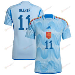 Alexia Putellas 11 Spain 1 Star Women's National Team 2023-24 World Cup Away WOMEN Jersey