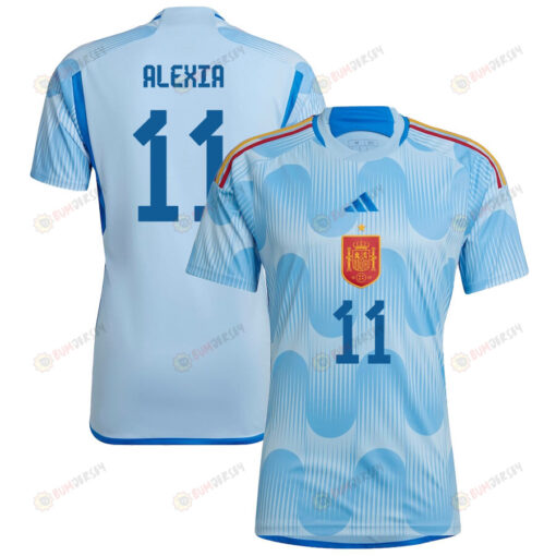 Alexia Putellas 11 Spain 1 Star Women's National Team 2023-24 World Cup Away WOMEN Jersey