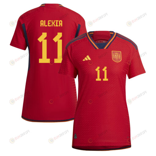 Alexia Putellas 11 Spain Women's National Team 2023-24 World Cup Home Women Jersey