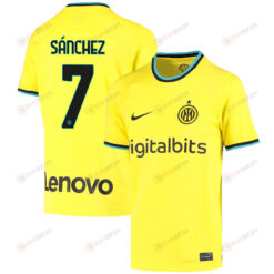 Alexis S?nchez 7 Inter Milan 2022/23 Third Jersey - Youth